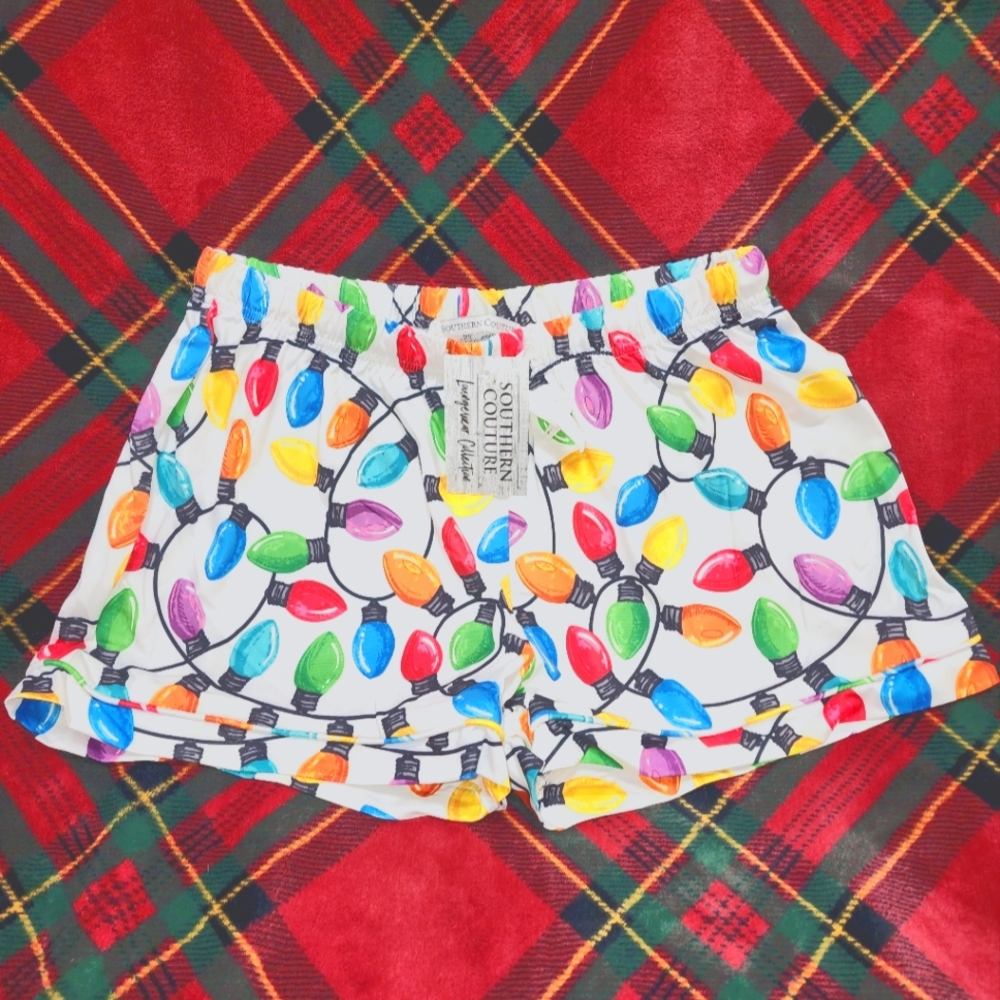 🎄Christmas🎄 Lights PJ Shorts